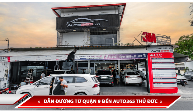 DẪN ĐƯỜNG TỪ QUẬN 9 ĐẾN ĐỘ ĐÈN TẠI AUTO365 THỦ ĐỨC